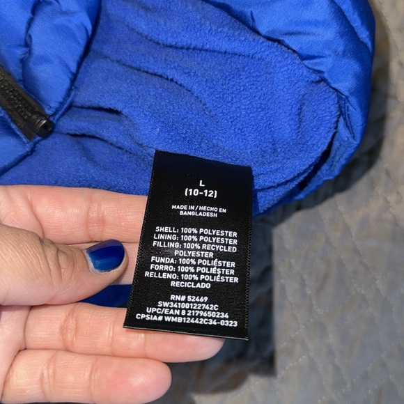 Swiss Tech Kid Boy Royal Blue Puffer Jacket - Picture 4 of 8